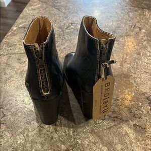 BED|STU Onset Peep Toe Ankle Booties